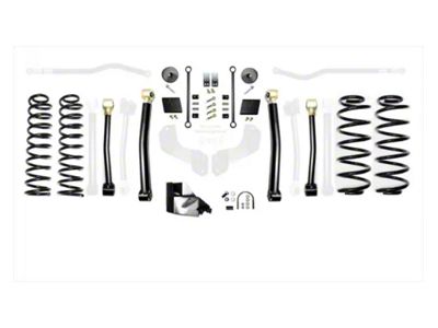 EVO Manufacturing 4.50-Inch Heavy Duty Enforcer Stage 3 Suspension Lift Kit (18-25 2.0L or 3.6L Jeep Wrangler JL, Excluding 4xe)