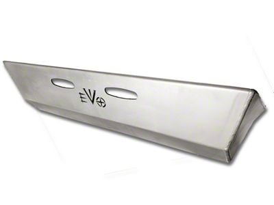 EVO Manufacturing Alumilite Front Bumper Skid Plate; Bare Aluminum (18-25 Jeep Wrangler JL)