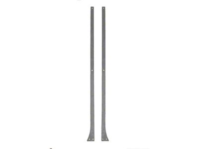 EVO Manufacturing B-Pillar RockSkin; Bare Aluminum (07-18 Jeep Wrangler JK 4-Door)
