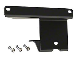 EVO Manufacturing Body License Plate Relocate; Driver Side; Black (18-25 Jeep Wrangler JL)