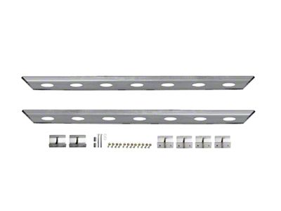 EVO Manufacturing Bomber Rocker Rails; Bare Steel (18-25 2.0L or 3.6L Jeep Wrangler JL 4-Door, Excluding 4xe)