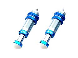EVO Manufacturing EVO Spec King Front Bump Stop Kit; Blue (07-25 Jeep Wrangler JK & JL)