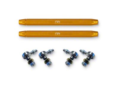 EVO Manufacturing HD Front/Rear Sway Bar Links; 14.50 to 15.90-Inch Length Range (07-25 Jeep Wrangler JK & JL)
