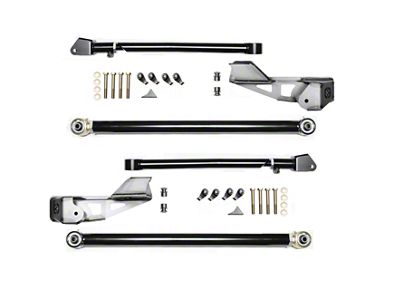 EVO Manufacturing High Clearance Front Long Arm Kit (20-23 3.0L EcoDiesel Jeep Wrangler JL)