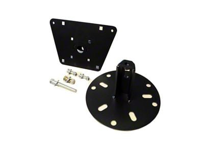 EVO Manufacturing License Plate Relocate/RotoPax Can Mount (07-18 Jeep Wrangler JK)