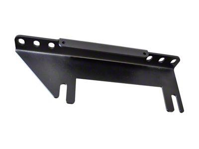 EVO Manufacturing Offset Fairlead Light Mount; Black (07-25 Jeep Wrangler JK & JL)