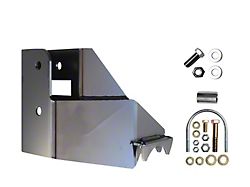 EVO Manufacturing Rear Raised Track Bar Bracket; Black (18-26 Jeep Wrangler JL, Excluding Rubicon 392)