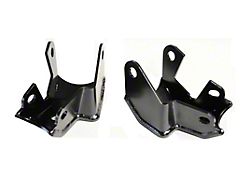 EVO Manufacturing Rear Rock Skid Plates; Black (18-26 Jeep Wrangler JL)