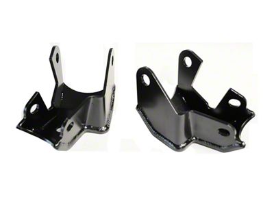 EVO Manufacturing Rear Rock Skid Plates; Black (18-25 Jeep Wrangler JL)