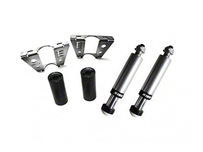 EVO Manufacturing Rear RockStops; Black (07-18 Jeep Wrangler JK)