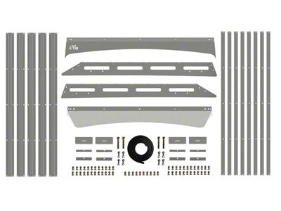EVO Manufacturing Trail Roof Rack; Bare Steel (18-25 Jeep Wrangler JL 4-Door)