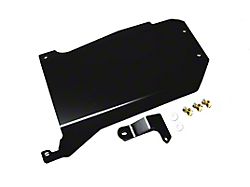 EVO Manufacturing Transmission Skid; Black (12-18 Jeep Wrangler JK w/ Automatic Transmission)