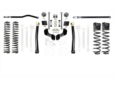 EVO Manufacturing 2.50-Inch Enforcer Stage 2 Overland Suspension Lift Kit with Front and Rear Track Bars (20-25 3.6L Jeep Gladiator JT)