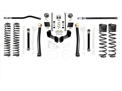 EVO Manufacturing 2.50-Inch Enforcer Stage 3 Overland Suspension Lift Kit with Front and Rear Track Bars (20-25 3.6L Jeep Gladiator JT)