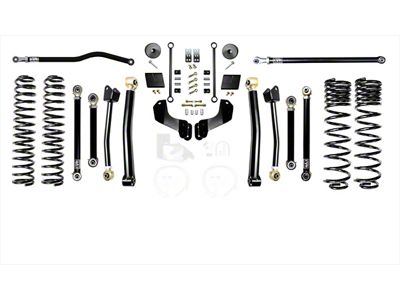 EVO Manufacturing 2.50-Inch Enforcer Stage 4 Overland Suspension Lift Kit with Front and Rear Track Bars (20-25 3.6L Jeep Gladiator JT)