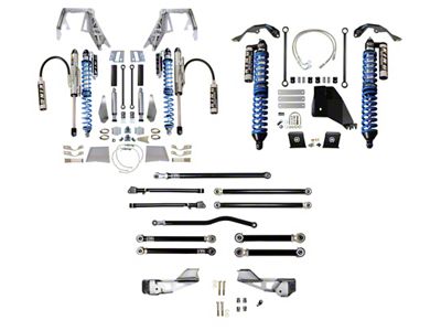 EVO Manufacturing 2.50-Inch Front Double Throw Down Long Arm Suspension Kit with King 2.5 Coil-Overs (20-25 3.6L Jeep Gladiator JT)