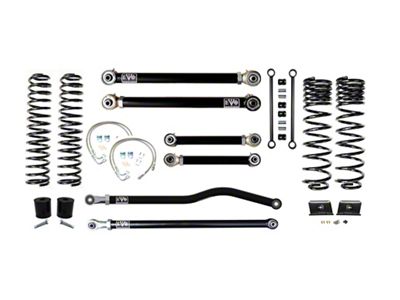 EVO Manufacturing 2.50-Inch Heavy Duty Enforcer Stage 3 Suspension Lift Kit with Front and Rear Track Bars (20-25 3.6L Jeep Gladiator JT)