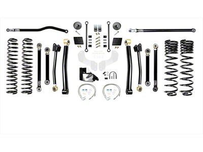 EVO Manufacturing 6.50-Inch Enforcer Stage 4 Suspension Lift Kit with Front and Rear Track Bar (20-25 3.6L Jeep Gladiator JT)