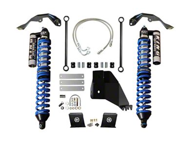 EVO Manufacturing Rear Bolt-On Coil-Over Kit with King Shocks with Compression Adjusters; Black (20-25 Jeep Gladiator JT)