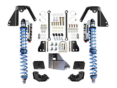 EVO Manufacturing 14-Inch Travel Rear Bolt-On EVO Spec King 2.5 Coil-Over Kit with Compression Adjusters (18-25 Jeep Wrangler JL)