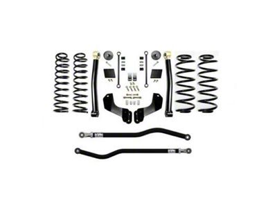 EVO Manufacturing 2.50-Inch Enforcer Stage 2 Overland Suspension Lift Kit with Front and Rear Track Bars (18-25 2.0L or 3.6L Jeep Wrangler JL, Excluding 4xe)