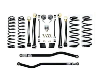 EVO Manufacturing 2.50-Inch Enforcer Stage 3 Suspension Lift Kit with Front and Rear Track Bars (18-25 2.0L or 3.6L Jeep Wrangler JL, Excluding 4xe)