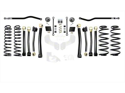 EVO Manufacturing 2.50-Inch Enforcer Stage 4 Suspension Lift Kit with Front and Rear Track Bars (18-25 2.0L or 3.6L Jeep Wrangler JL, Excluding 4xe)