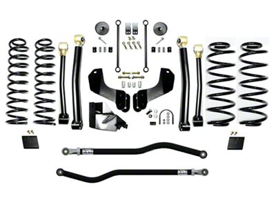 EVO Manufacturing 3.50-Inch Enforcer Stage 3 Overland Suspension Lift Kit with Front and Rear Track Bars (18-25 2.0L or 3.6L Jeep Wrangler JL, Excluding 4xe)