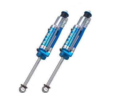 EVO Manufacturing EVO Spec King 2.5 Remote Reservoir Front Shocks with Compression Adjusters for 3 to 5-Inch Lift (07-18 Jeep Wrangler JK)