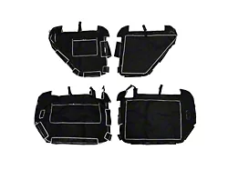 Exceed Fabrication Door Mesh for SD1 Tube Doors; Front and Rear (20-25 Jeep Gladiator JT)