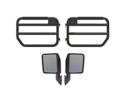 Exceed Fabrication SD1 Tube Doors with Mirrors; Front (20-25 Jeep Gladiator JT)