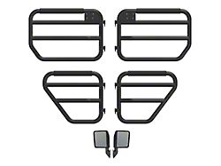 Exceed Fabrication SD1 Tube Doors with Mirrors; Front and Rear (20-25 Jeep Gladiator JT)