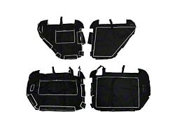 Exceed Fabrication Door Mesh for SD1 Tube Doors; Front and Rear (18-25 Jeep Wrangler JL 4-Door)