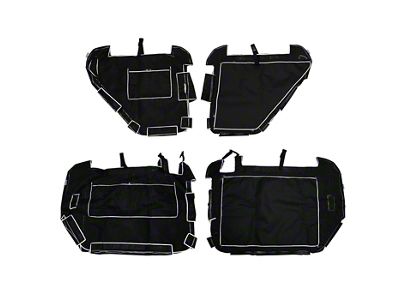Exceed Fabrication Door Mesh for SD1 Tube Doors; Front and Rear (18-25 Jeep Wrangler JL 4-Door)