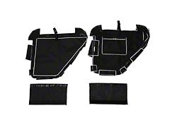 Exceed Fabrication Door Mesh for SD1 Tube Doors; Rear (18-25 Jeep Wrangler JL 4-Door)