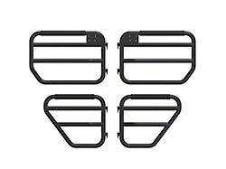 Exceed Fabrication SD1 Tube Doors without Mirrors; Front and Rear (07-18 Jeep Wrangler JK 4-Door)