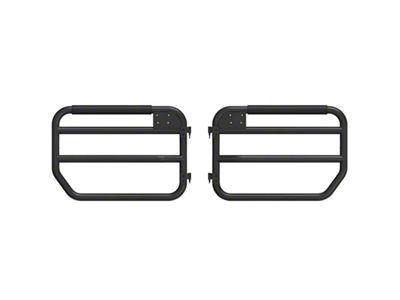 Exceed Fabrication SD1 Tube Doors without Mirrors; Front (18-25 Jeep Wrangler JL)