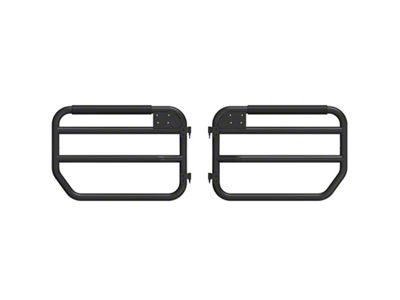 Exceed Fabrication SD1 Tube Doors without Mirrors; Front (07-18 Jeep Wrangler JK)
