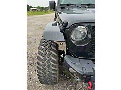 Excessive Industries Fender Chop Brackets; Bare Steel (20-26 Jeep Gladiator JT, Excluding Rubicon)
