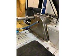 Excessive Industries Horizon GateKeeper Tire Carrier with Accessory Panels; 5x5 Lug Pattern; Bare Steel (20-26 Jeep Gladiator JT)
