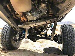 Excessive Industries Front Long Arm Kit for Super Duty Dana 60 Front Axle; Bare Steel (07-18 Jeep Wrangler JK)
