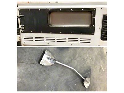 Excessive Industries GateKeeper Tail Gate 42 Kit; Bare Steel (07-18 Jeep Wrangler JK 4-Door)
