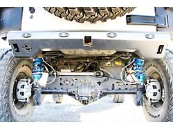 Excessive Industries GTC Series Frame Chop Stubby Rear Bumper; Bare Steel (07-18 Jeep Wrangler JK)