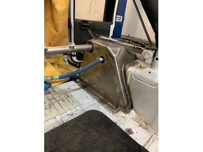 Excessive Industries Rear Tub Enclosure for Rear Coil Over Kit; Bare Steel (07-18 Jeep Wrangler JK)
