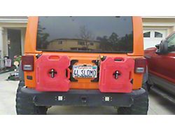 Excessive Industries RotopaX Mounts; Bare Steel (07-18 Jeep Wrangler JK)