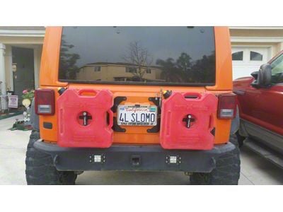 Excessive Industries RotopaX Mounts; Bare Steel (07-18 Jeep Wrangler JK)