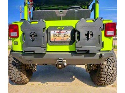 Excessive Industries RotopaX Mounts; Bare Steel (18-26 Jeep Wrangler JL)