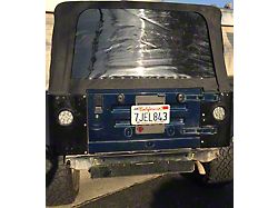 Excessive Industries Tailgate Vent Plate with Hardware; Bare Steel (97-06 Jeep Wrangler TJ)