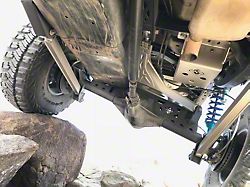 Excessive Industries Triangulated Rear 3-Link for Dynatrac Pro 60 Rear Axle; Bare Steel (07-18 Jeep Wrangler JK 4-Door)