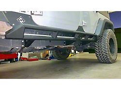 Excessive Industries Ultimate Frame Mounted Rock Sliders; Bare Steel (07-18 Jeep Wrangler JK 4-Door)